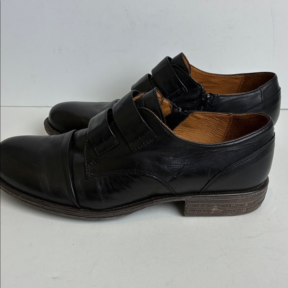 Miz Mooz Black Liam Oxford‎ Leather Loafer 11 Preppy Academia - Picture 3 of 16